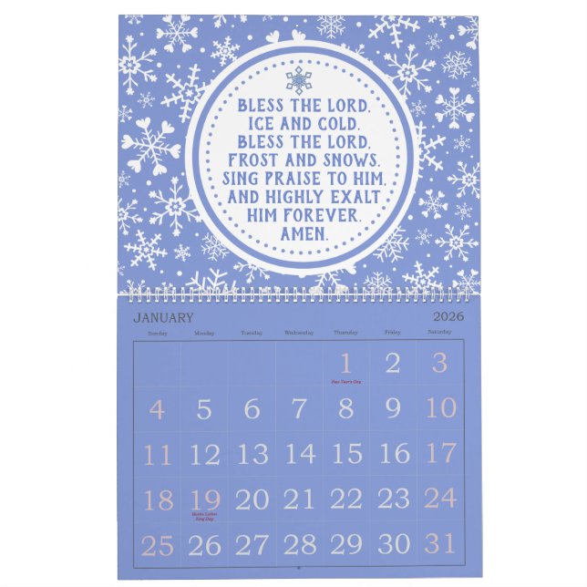 Calendário de Orações 2024 (Jan 2026)