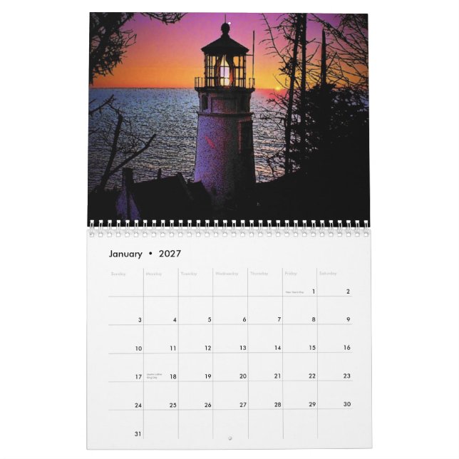 Calendário de Oregon 2011 (Jan 2027)