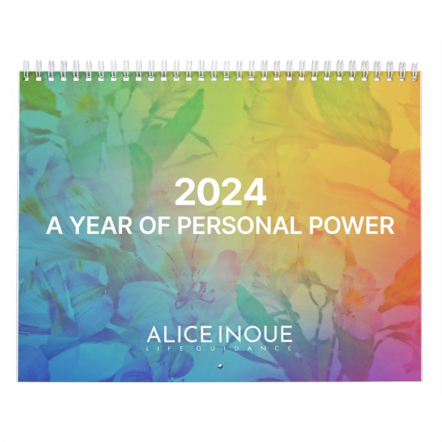 Calendário de Orientação da Vida Alice Inoue 2024 (Capa)