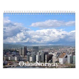 Calendário de Oslo-Noruega