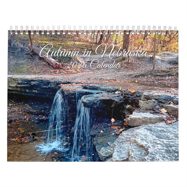 Calendário de Outono de Nebraska 2026 (Capa)