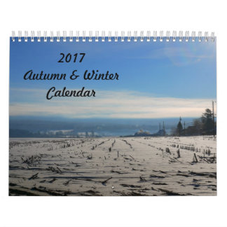 Calendário de Outono e Inverno da Nova Inglaterra
