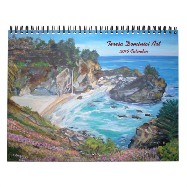 Calendário de Paintings 2016 (Capa)