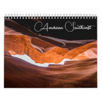 Calendário de Paisagem do Deserto do Sudoeste Amer