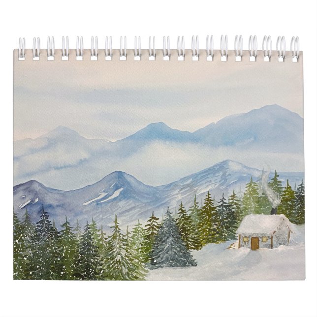 Calendário de Paisagem Pequena 2024 (Capa)