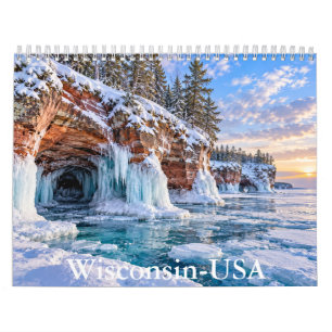 Calendário de Paisagens Cênicas de Wisconsin