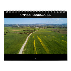 calendário de paisagens de Chipre
