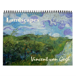 Calendário de Paisagens de Vincent van Gogh 2012