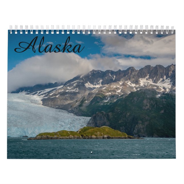Calendário de Paisagens Icônicas do Alasca (Capa)