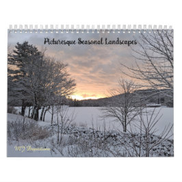 Calendário de Paisagens Sazonais Pitorescas