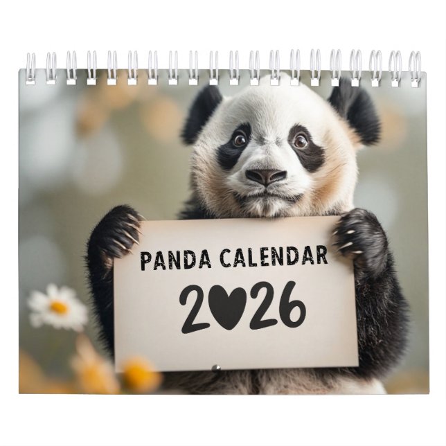 Calendário de Panda 2026 (Capa)