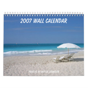 Calendário de parede 2007, fotos por Mitch J…