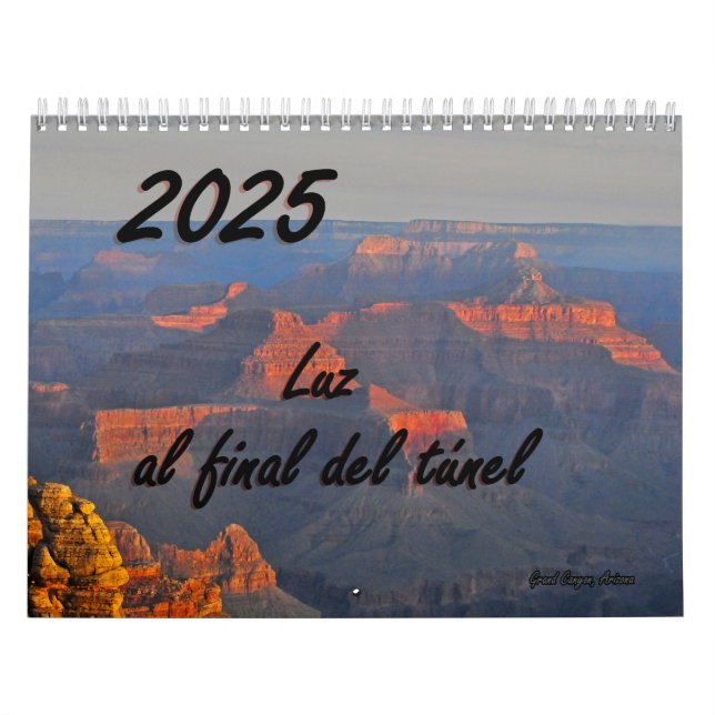 Calendário de Parede 2025 com Versos de Bíblia Esp (Capa)