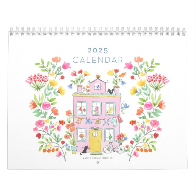 Calendário de Parede 2025 / Média 8,5" h x 11" w (Capa)