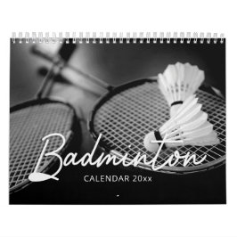 Calendário de Parede Badminton