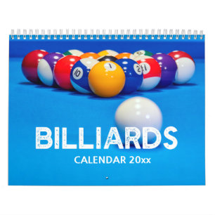 Calendário de Parede Bilhares 2022