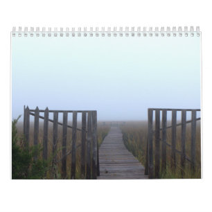 Calendário de Parede da Ilha Pawleys (Design 5)
