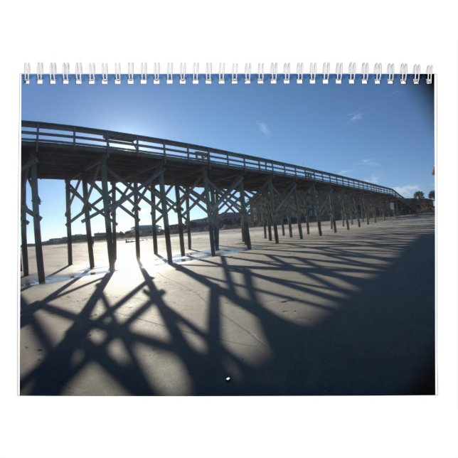 Calendário de Parede da Ilha Pawleys Design 6 (Capa)