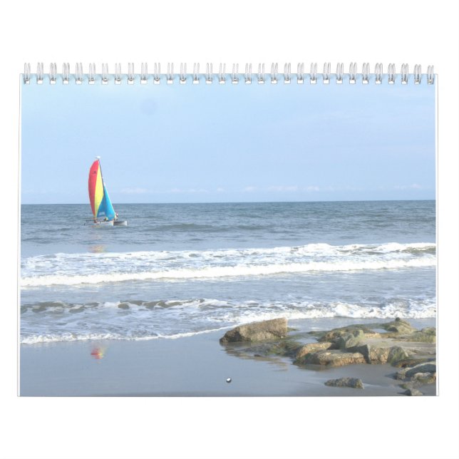 Calendário de Parede da Ilha Pawleys Design 9 (Capa)