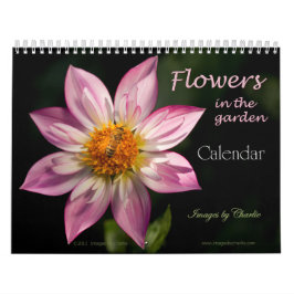 Calendário de Parede das Flores do Jardim 2026
