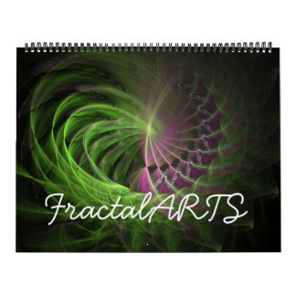 Calendário de Parede de 12 Meses de ARTS Fraturais