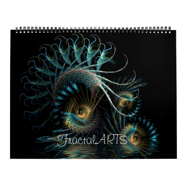 Calendário de Parede de 12 Meses do Fractal MiX AR (Capa)
