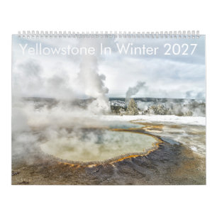 Calendário de Parede de 12 Meses Yellowstone no In