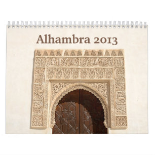 Calendário de parede de Alhambra 2013