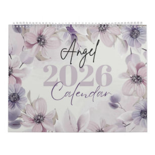 Calendário de Parede de Anjo 2026