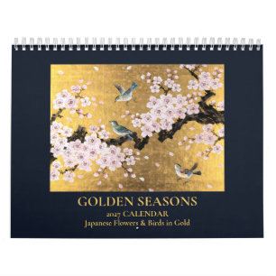 Calendário de Parede de Arte Japonesa 2027 Estaç