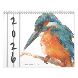 Calendário de Parede de Aves Aquáticas 2026