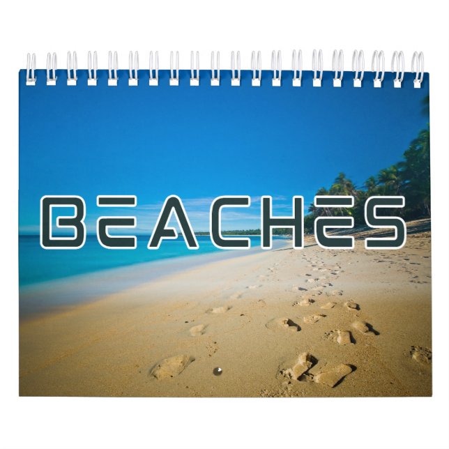 Calendário de Parede de Coleção de Beaches (Capa)