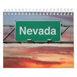 Calendário de Parede de Coleção de Nevada