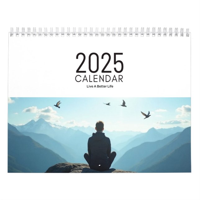Calendário de Parede de Cotações de Vida Inspiraci (Capa)