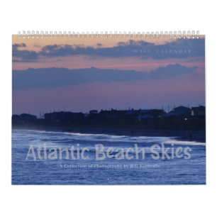 Calendário de Parede de Doze Meses do Atlantic Be