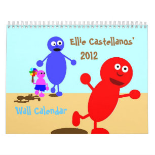 Calendário de parede de Ellie Castellanos 2012