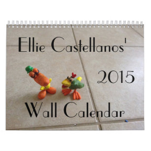 Calendário de parede de Ellie Castellanos 2015