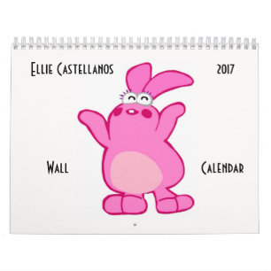 Calendário de parede de Ellie Castellanos 2017