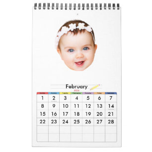 Calendário de Parede de Foto Personalizado 2026 Im