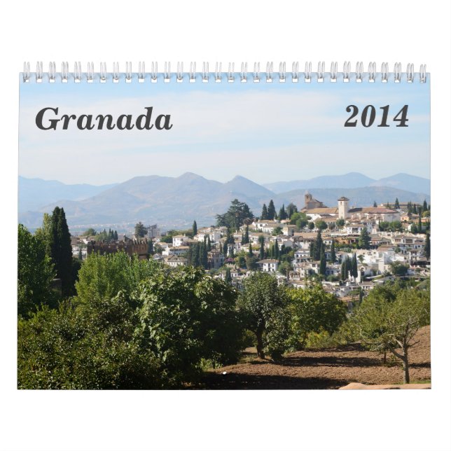 Calendário de parede de Granada 2014 (Capa)