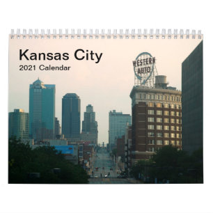 Calendário de parede de Kansas City 2014