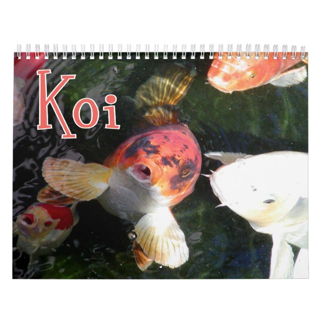 Calendário de parede de Koi (Capa)