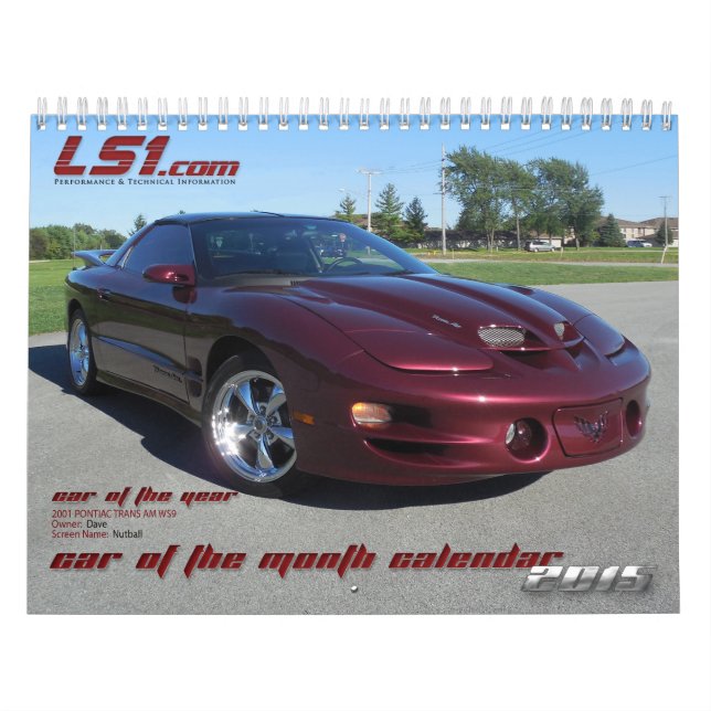 calendário de parede de LS1.com COTM (Capa)