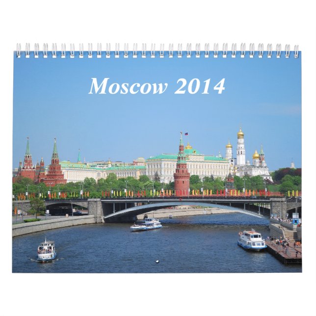 Calendário de parede de Moscovo 2014 (Capa)