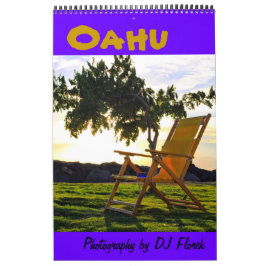 Calendário de parede de Oahu Havaí
