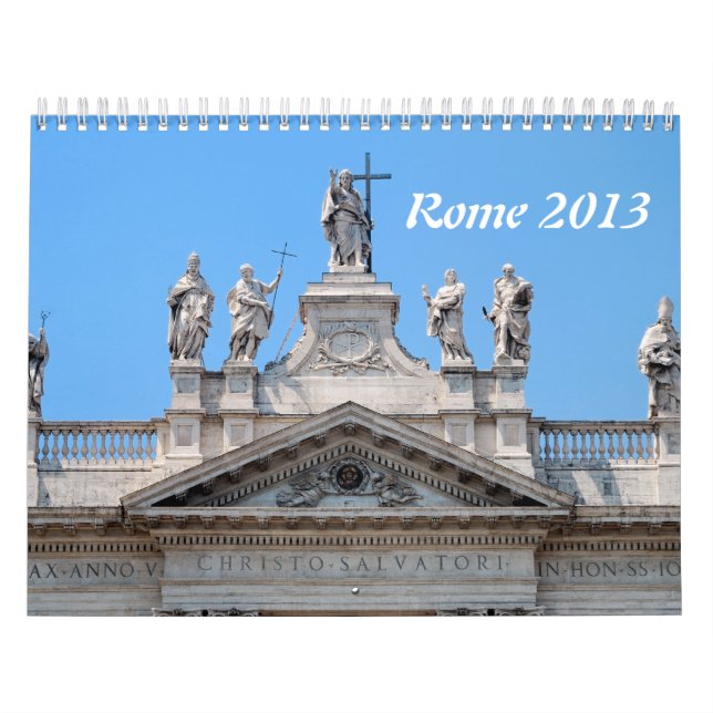 Calendário de parede de Roma 2013 (Capa)