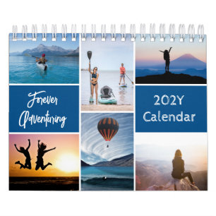 Calendário de Parede de Viagem com Foto Personaliz
