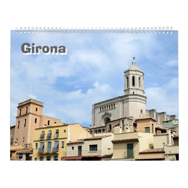 Calendário de parede de Viagem Girona de 12 meses (Capa)