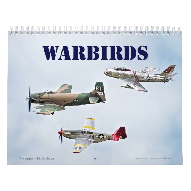 Calendário de parede de Warbirds (Capa)