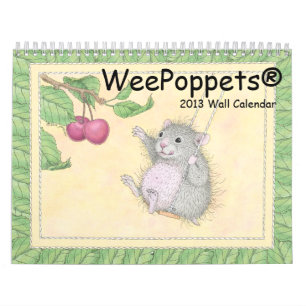 Calendário de parede de WeePoppets®